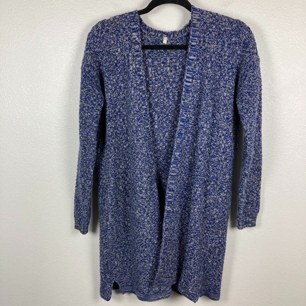 Womens Long Cardigan Sweater Size L